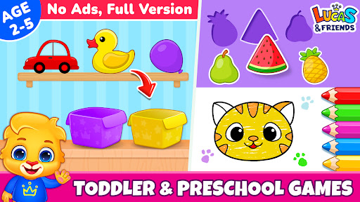 Bolalar va maktabgacha yoshdagi bolalar uchun o'yinlar