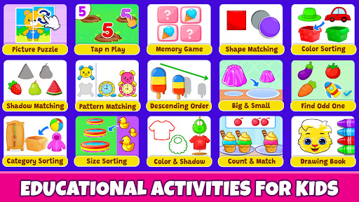 Bolalar va maktabgacha yoshdagi bolalar uchun o'yinlar